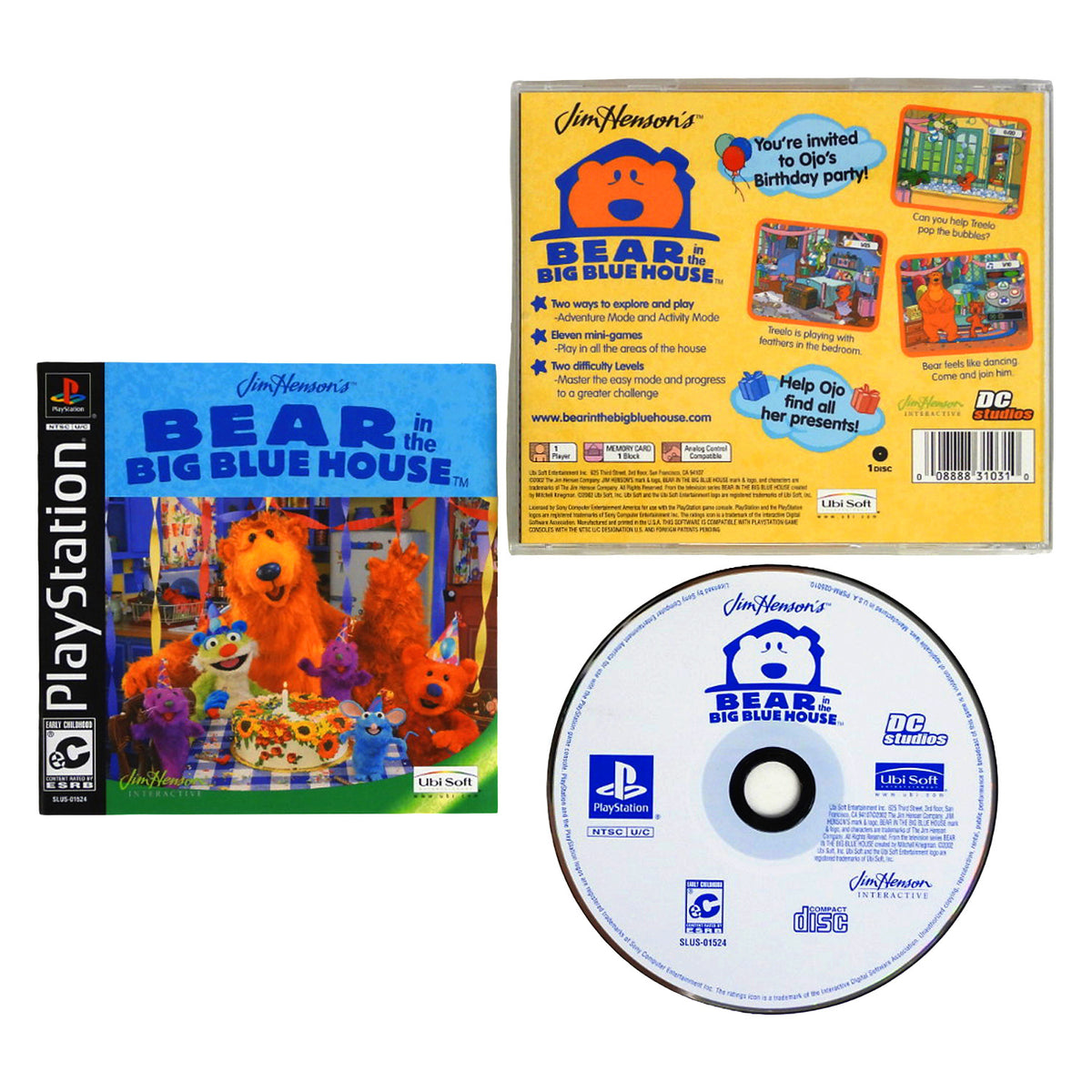 Bear in the Big Blue House (PlayStation / PS1)
