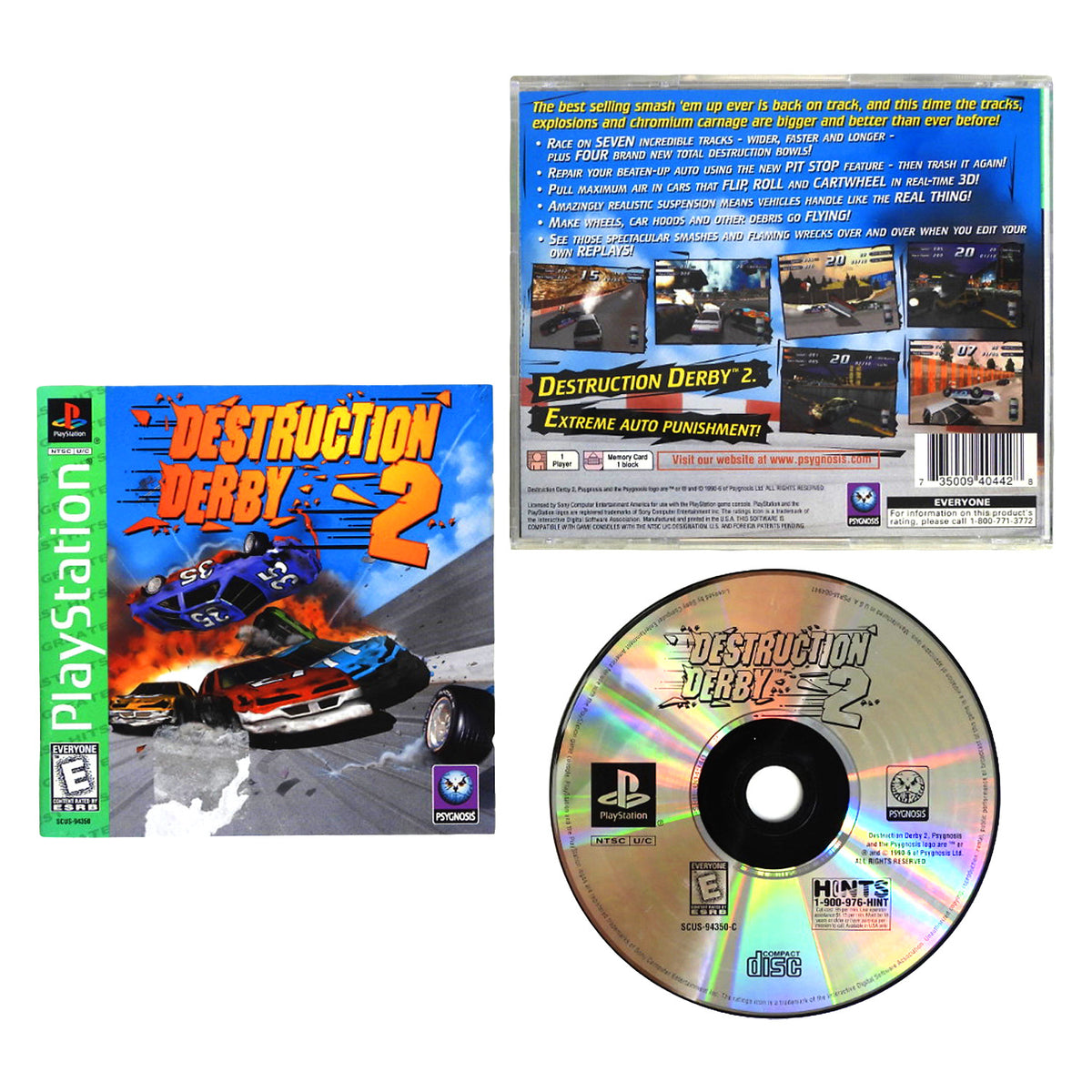 Destruction Derby 2 [Greatest Hits] (PlayStation / PS1)