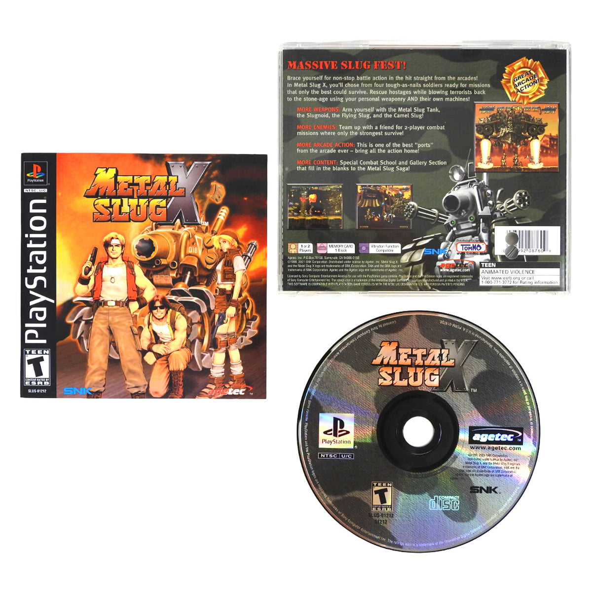 Metal Slug X (PlayStation / PS1)
