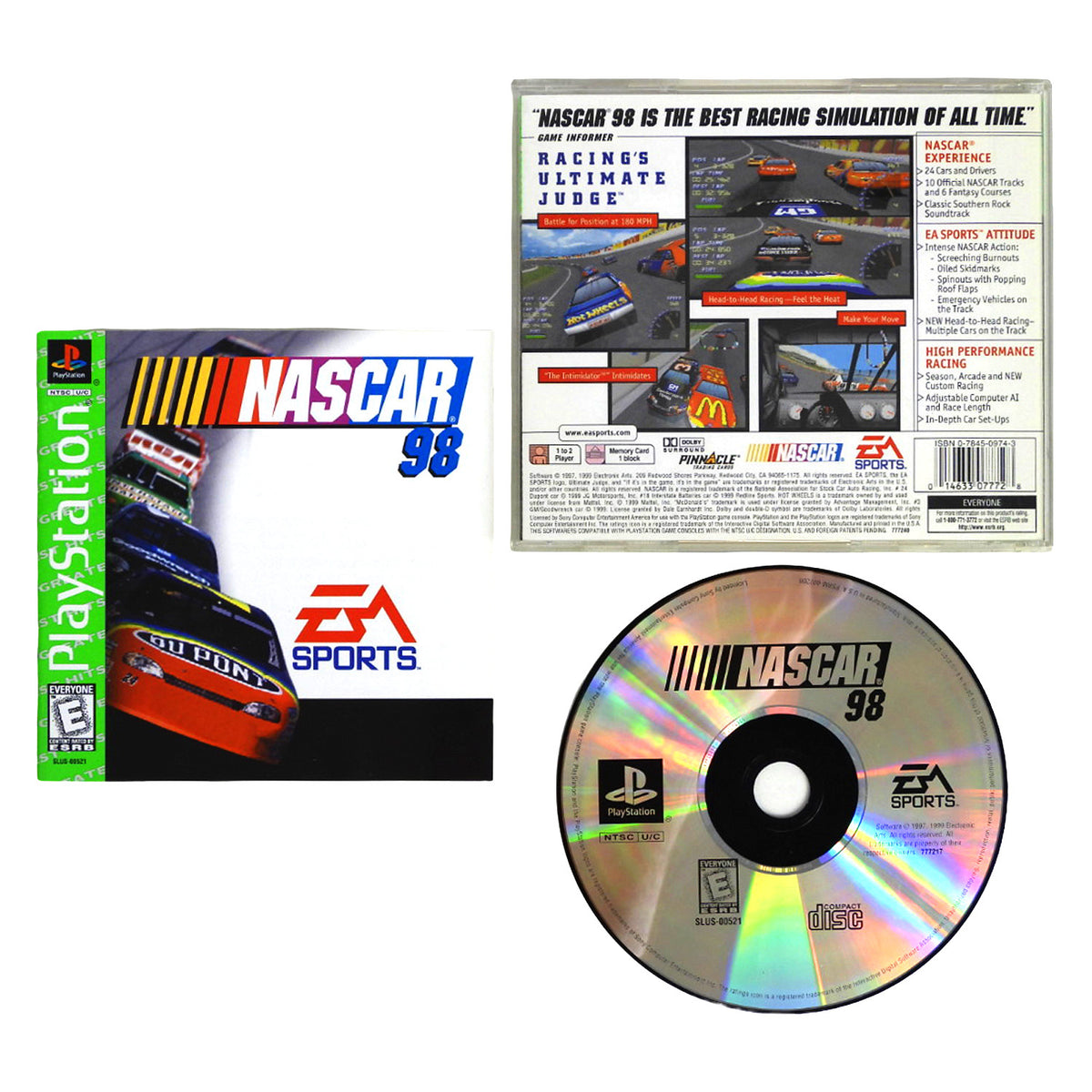 NASCAR 98 [Greatest Hits] (PlayStation / PS1)