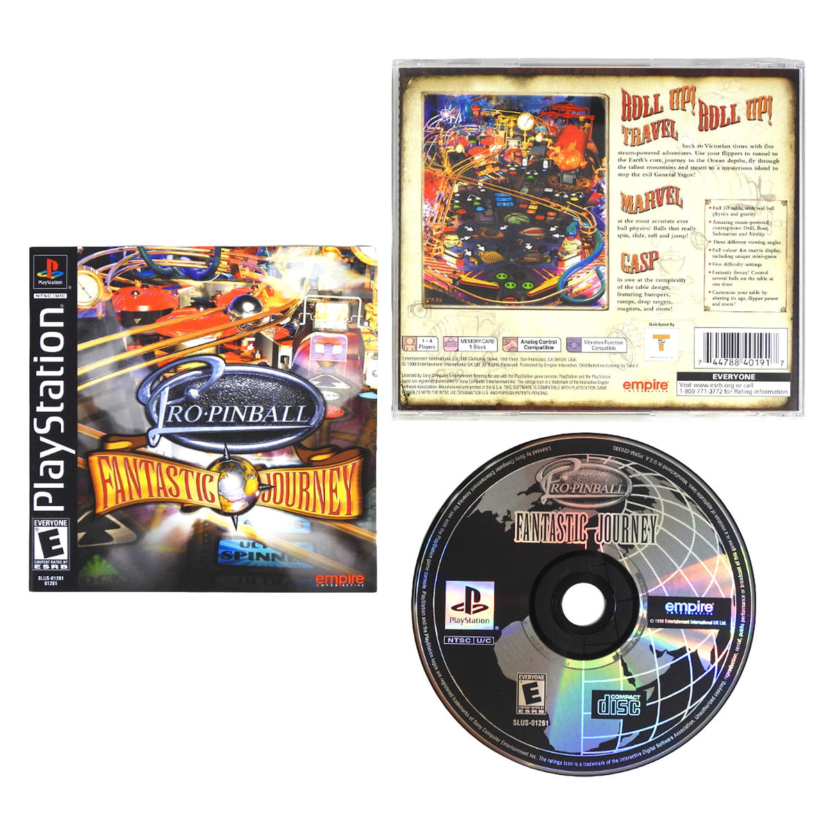 Pro Pinball Fantastic Journey (PlayStation / PS1)