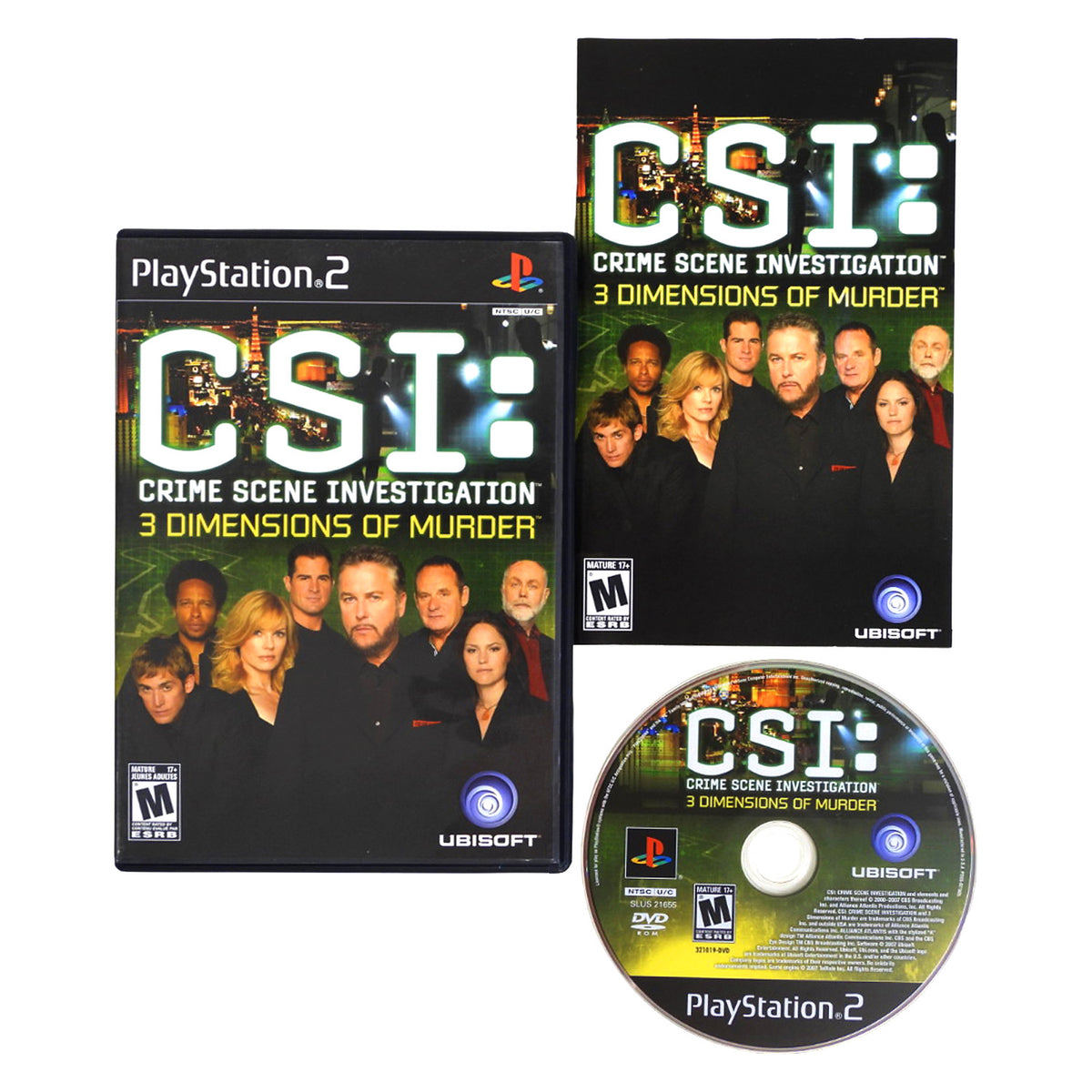 CSI: 3 Dimensions of Murder (PlayStation 2 / PS2)