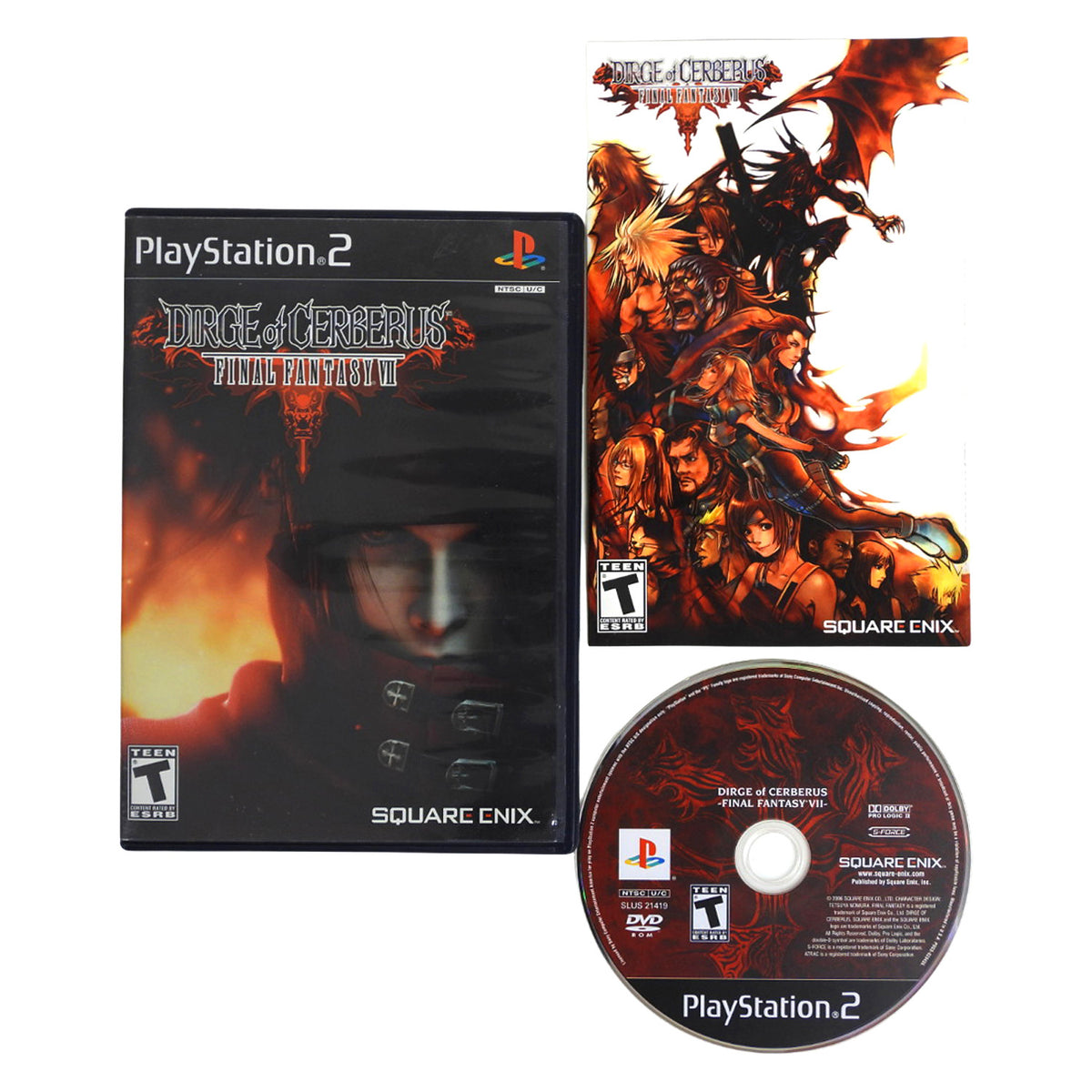Final Fantasy VII 7 Dirge of Cerberus (Playstation 2 / PS2)