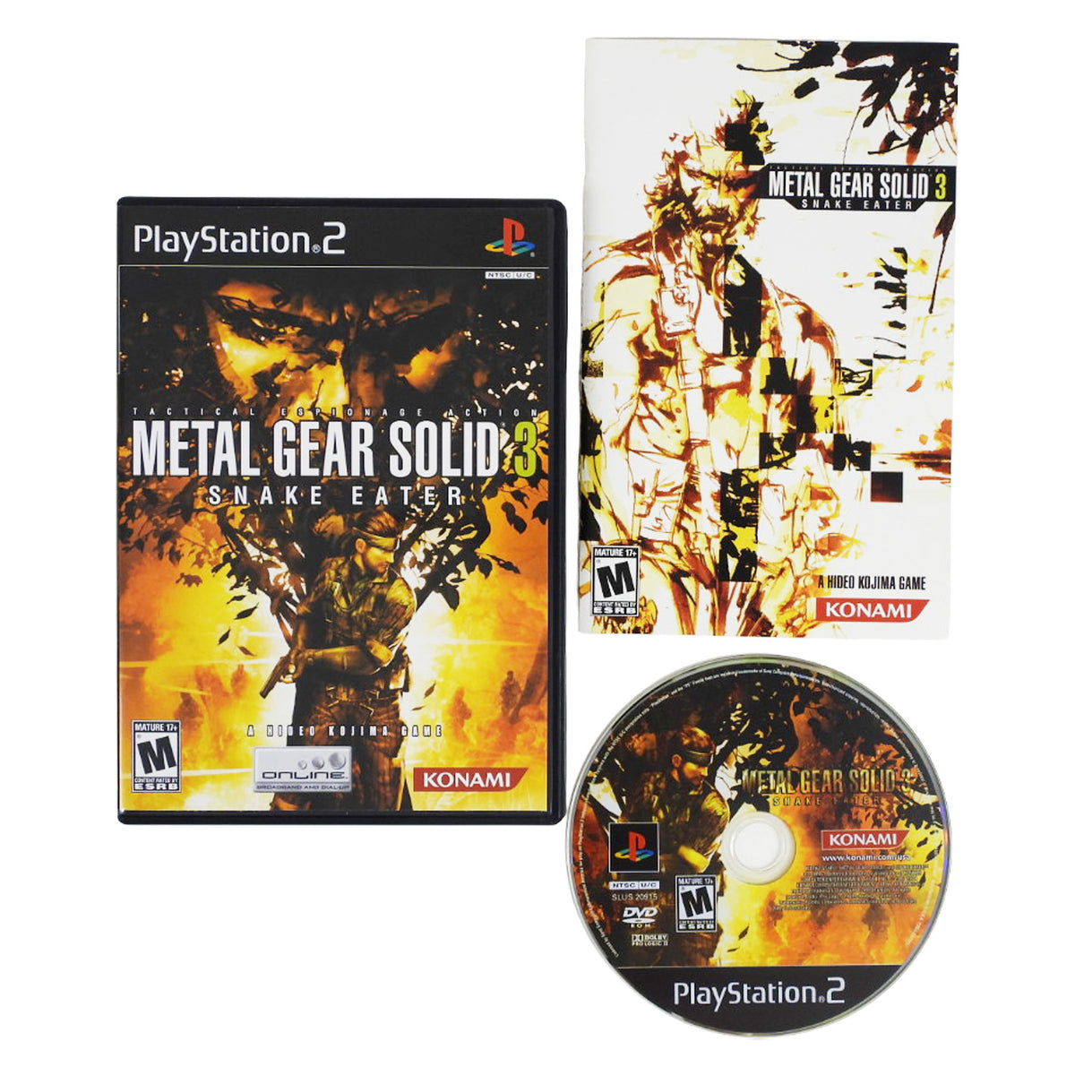 Metal Gear Solid 3 Snake Eater (Playstation 2 / PS2)
