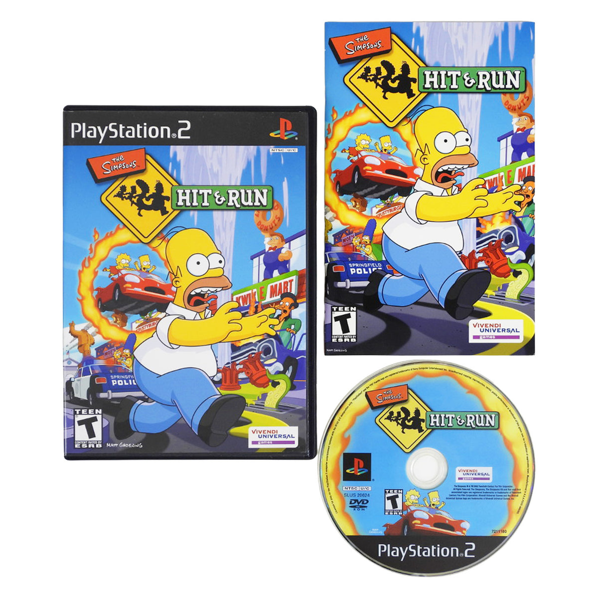The Simpsons Hit And Run (PlayStation 2 / PS2)