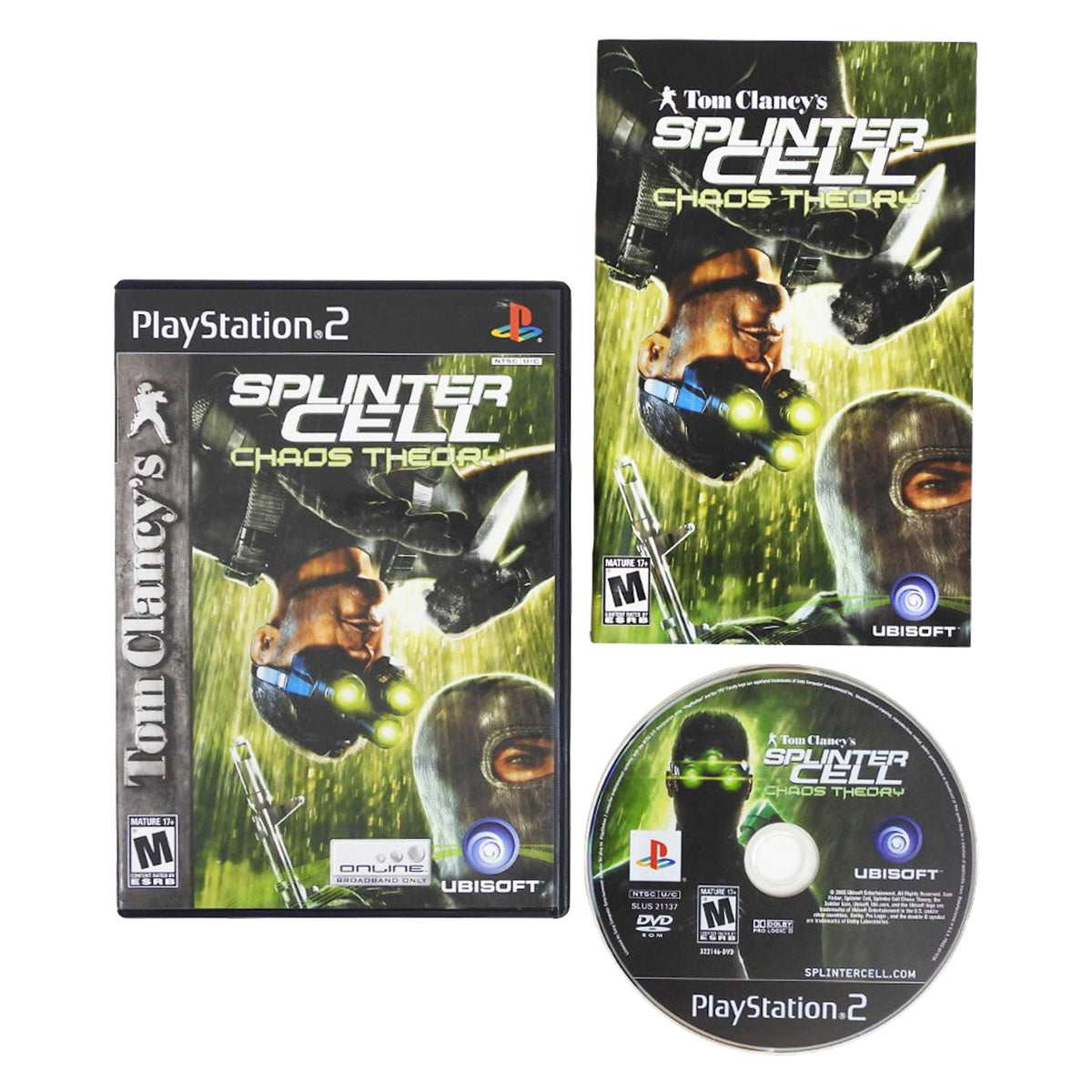Splinter Cell Chaos Theory (PlayStation 2 / PS2)