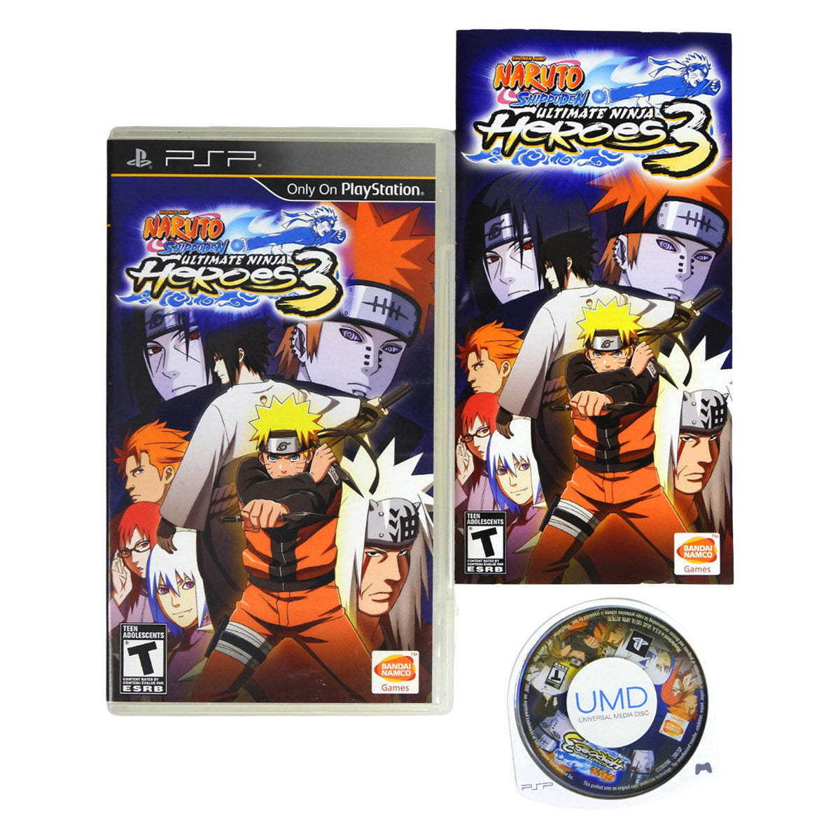 Naruto Shippuden: Ultimate Ninja Heroes 3 (PlayStation Portable / PSP)