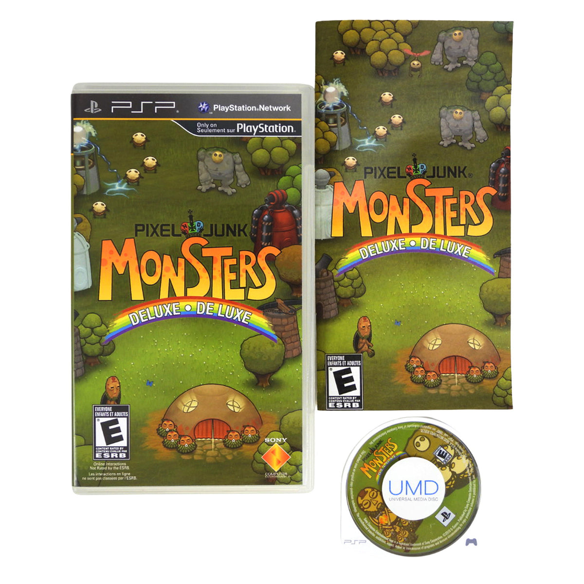 Pixel Junk Monsters Deluxe (PlayStation Portable / PSP)