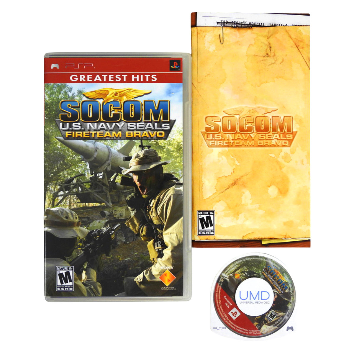 SOCOM US Navy Seals Fireteam Bravo [Greatest Hits] (PlayStation Portable / PSP)