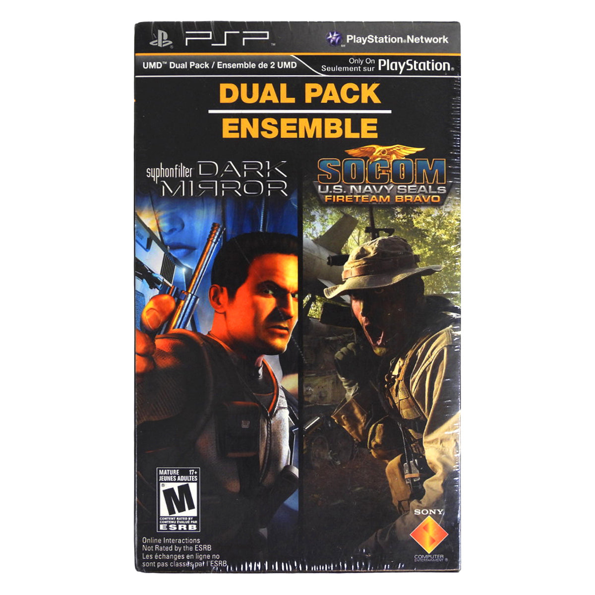 Syphon Filter: Dark Mirror & SOCOM Fireteam Bravo [Dual Pack] (PlayStation Portable / PSP)