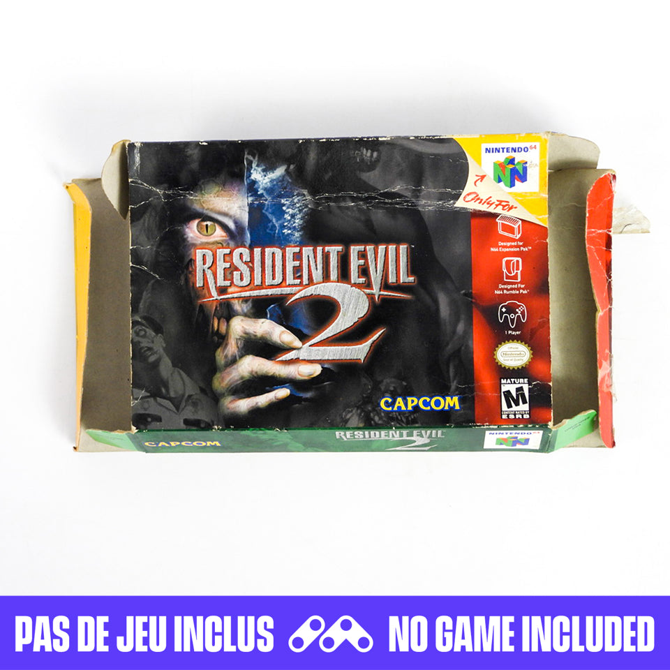 Resident Evil 2 for Nintendo 64 Cartridge and buy Manual