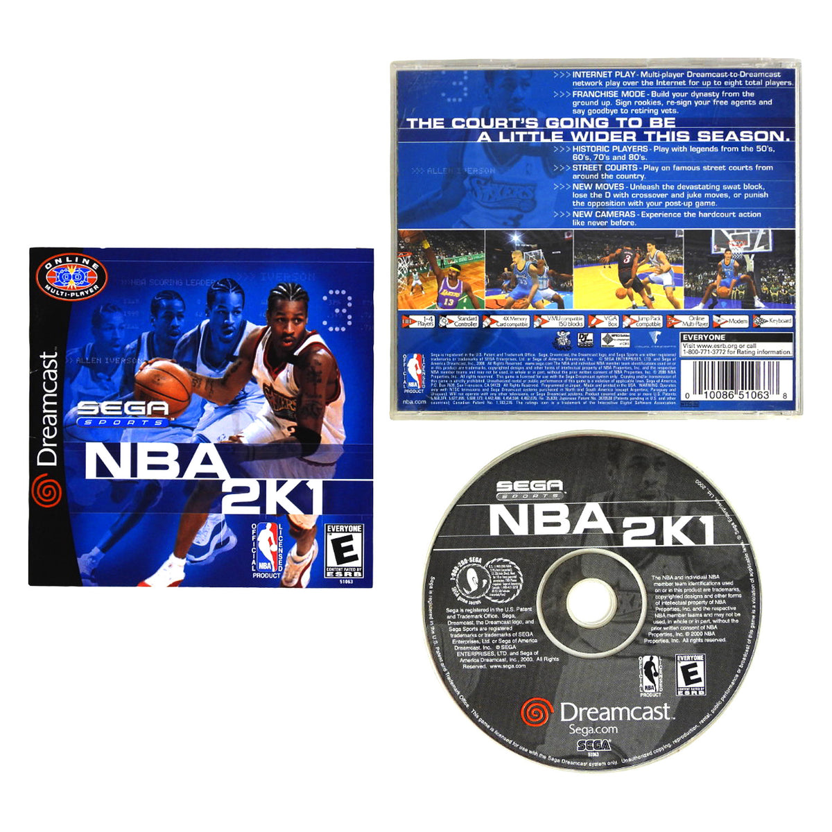 NBA 2K1 (Sega Dreamcast)
