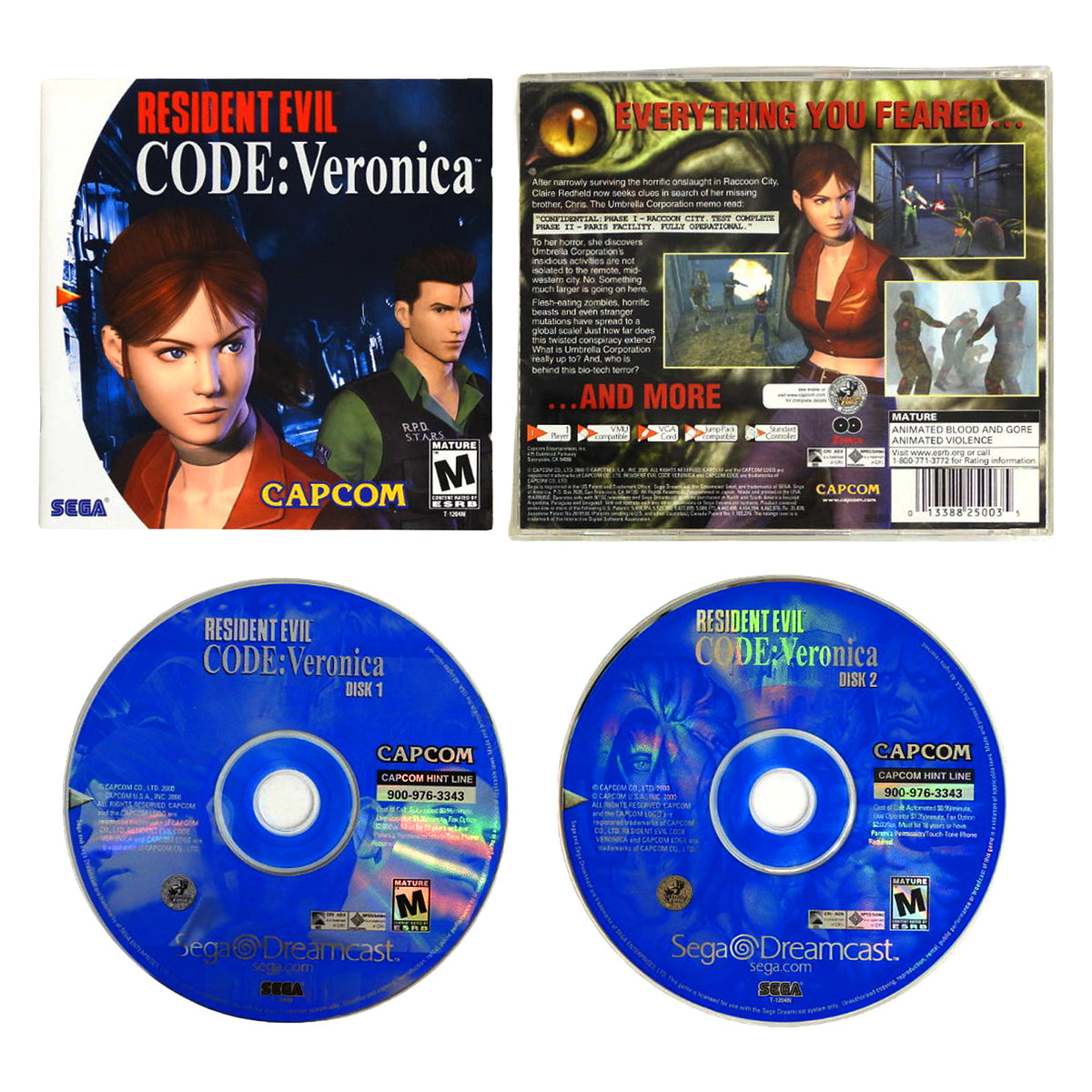 Resident Evil CODE Veronica (Sega Dreamcast)