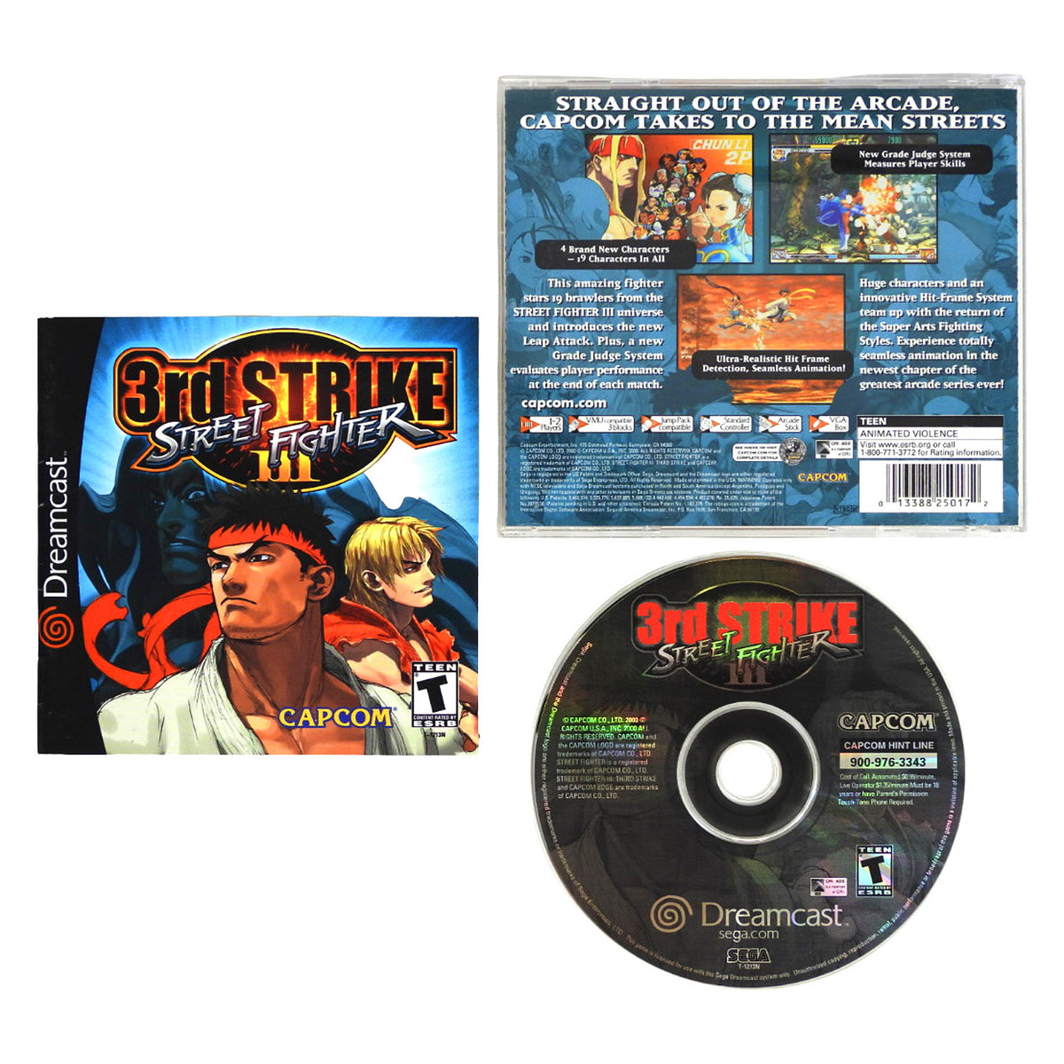 Street Fighter III 3 3rd Strike: Fight for the Future (Sega Dreamcast)