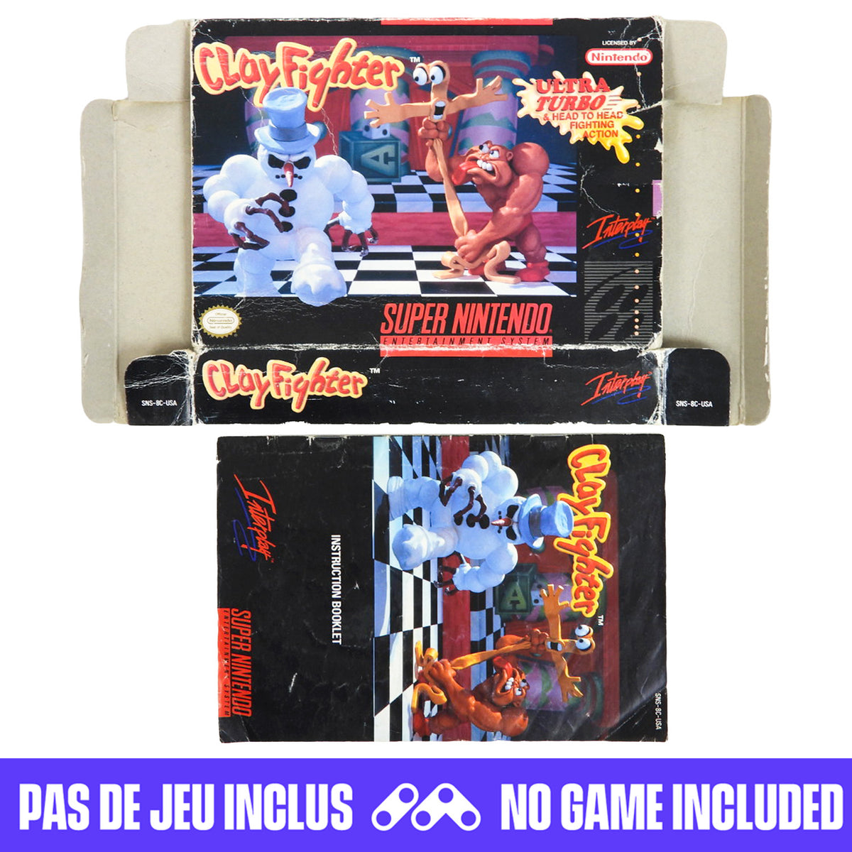 ClayFighter [Box] (Super Nintendo / SNES)