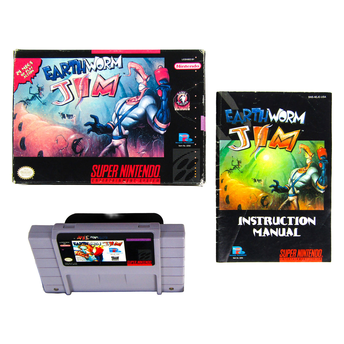 Earthworm Jim (Super Nintendo / SNES)