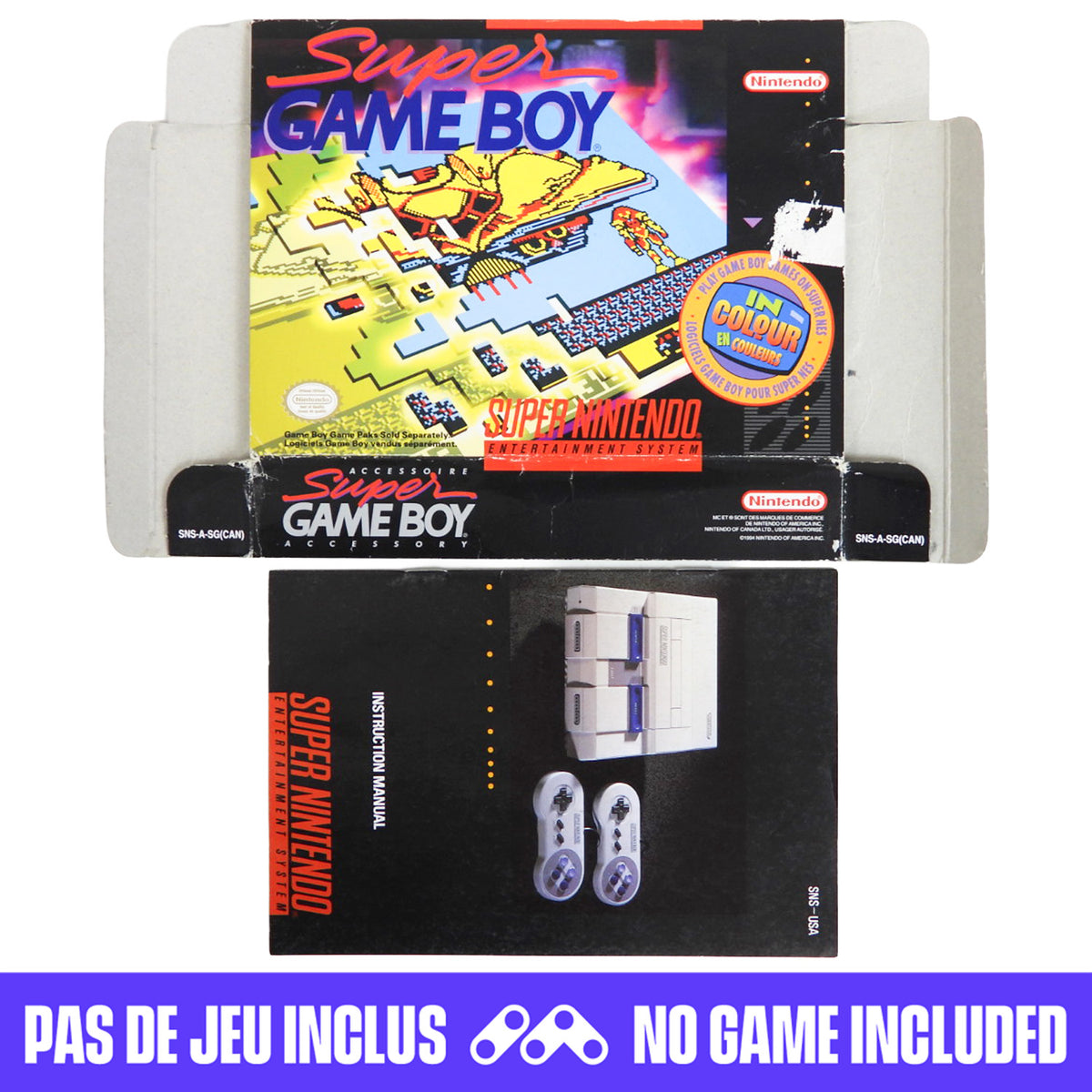 Super Gameboy [CAN Version] [Box] (Super Nintendo / SNES)
