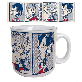 Tasse en céramique SEGA Sonic « La vie à toute vitesse » 20 oz