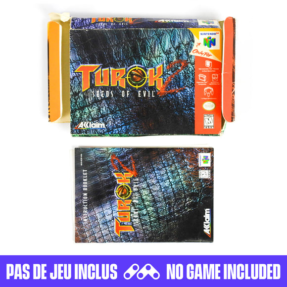 Turok 2: Seeds of Evil pour Nintendo 64 | Achetez sur Turok 2: Seeds of Evil pour Nintendo 64 | Achetez sur