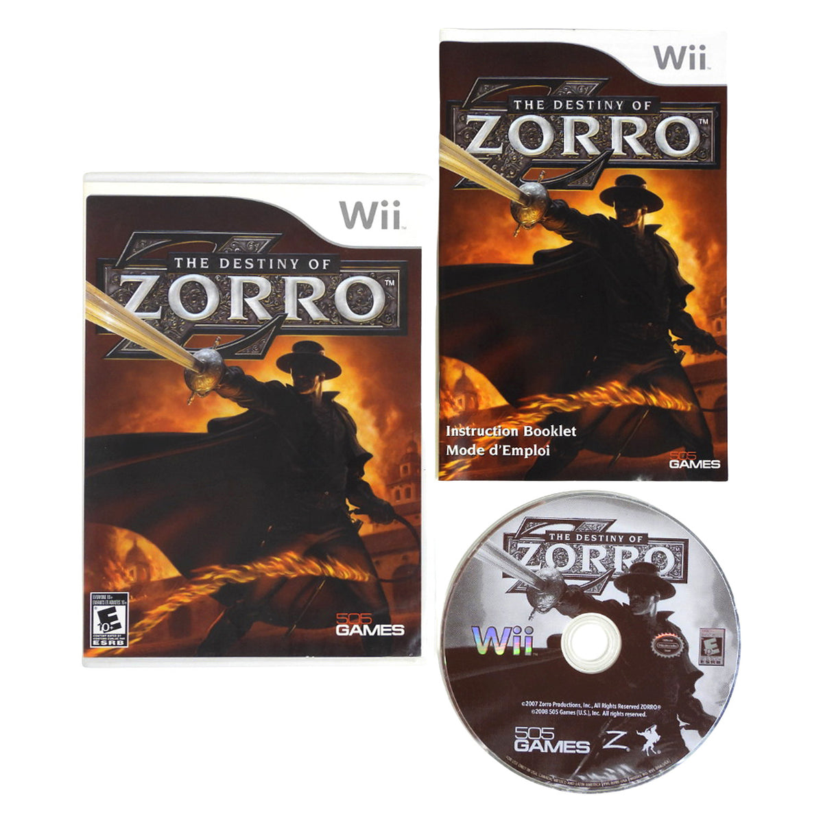 The Destiny of Zorro (Nintendo Wii)