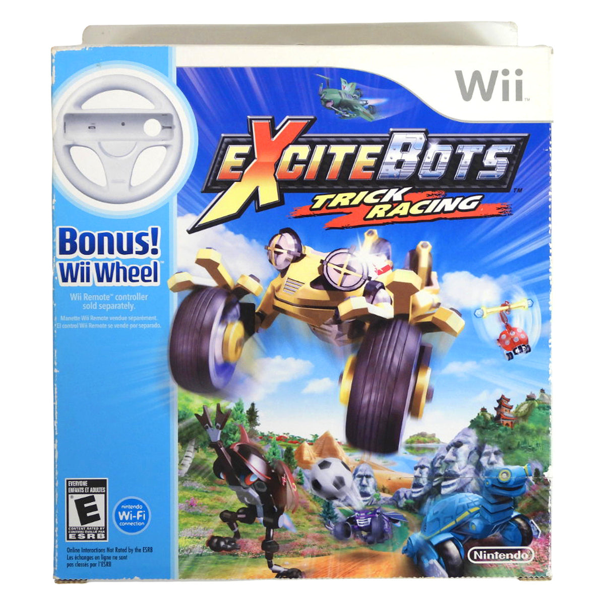Excitebots: Trick Racing [Wheel Bundle] (Nintendo Wii)