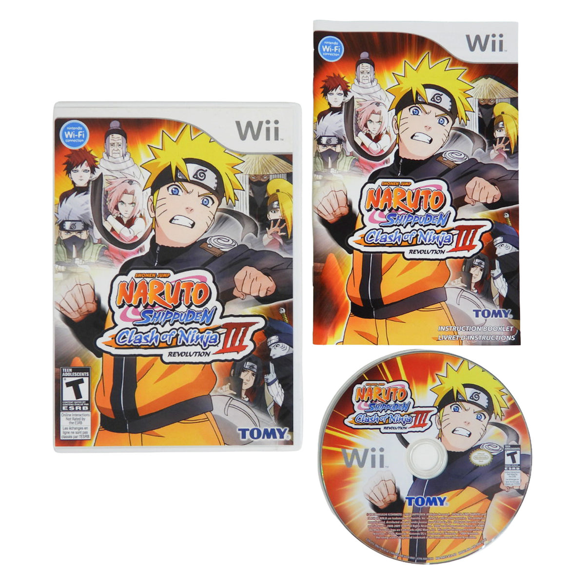 Naruto Shippuden: Clash of Ninja Revolution 3 (Nintendo Wii)
