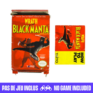 Wrath of the Black Manta [Box] (Nintendo / NES)