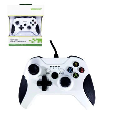 White Wired Xbox One Controller [Teknogame] (Xbox 360)