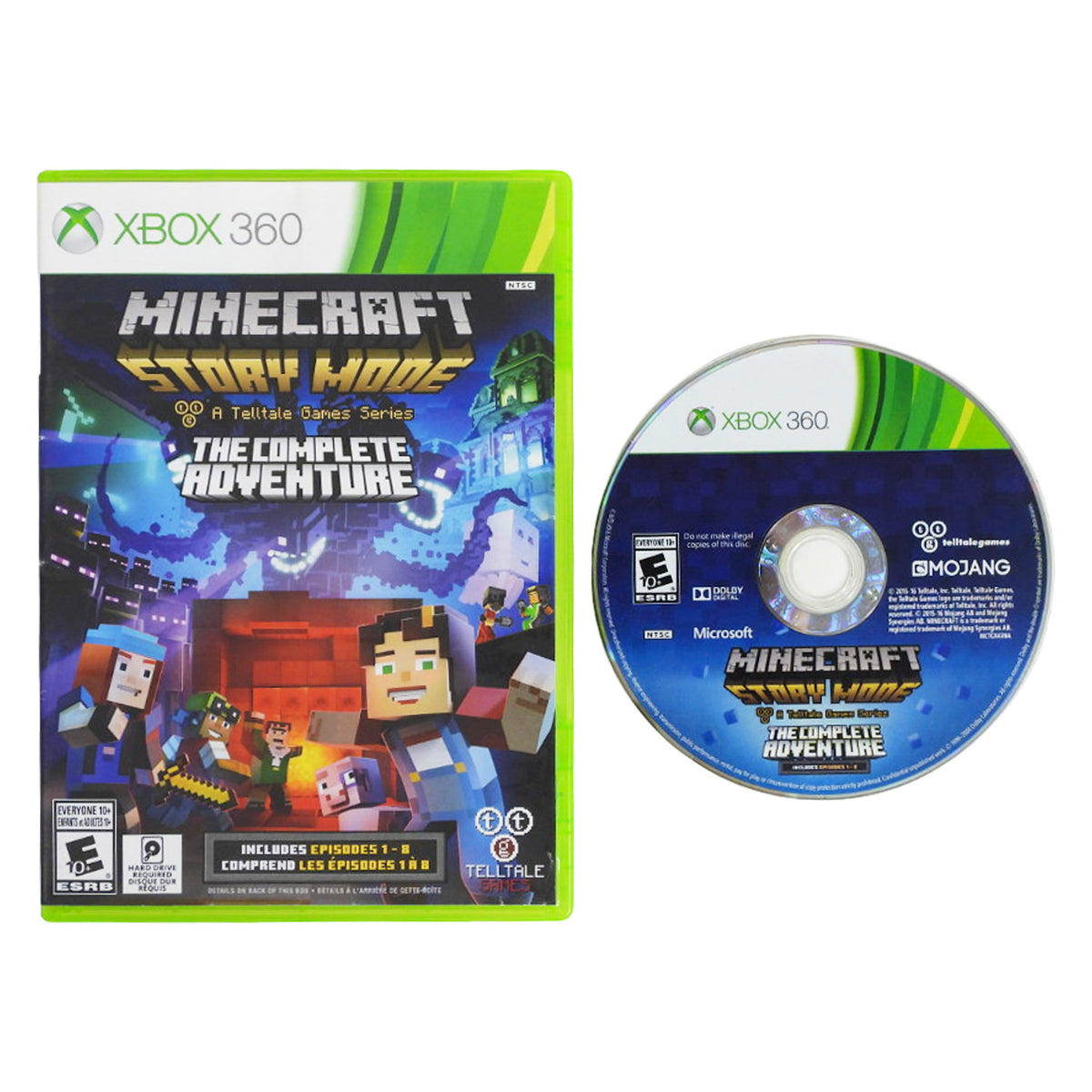 Minecraft: Story Mode Complete Adventure (Xbox 360) – Retro MTL