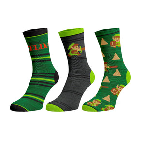 3-Pack Zelda Socks