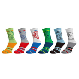 Ensemble de 6 Paires de Bas Super Mario