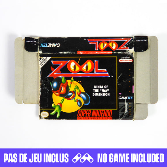 Zool Ninja Of The Nth Dimension [Box] (Super Nintendo / SNES)