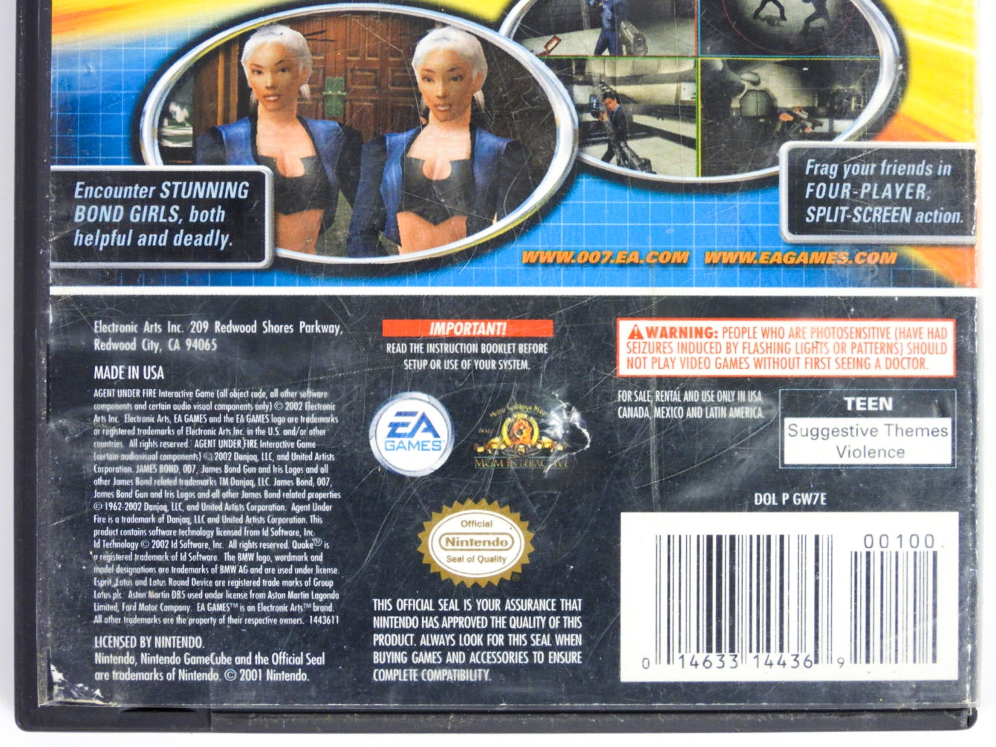 007 Agent Under Fire (Nintendo Gamecube) - RetroMTL