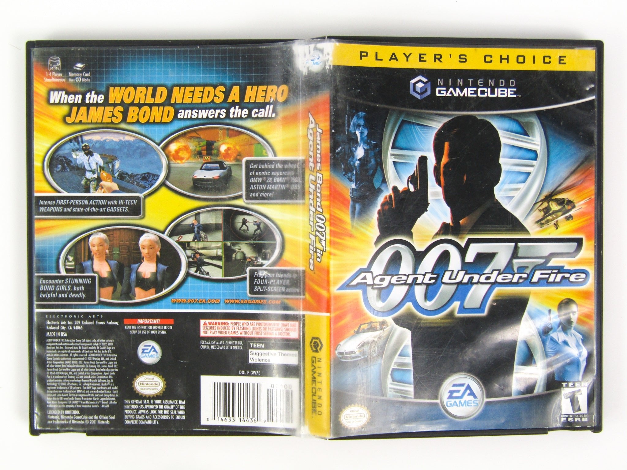 007 Agent Under Fire [Player's Choice] (Nintendo Gamecube) - RetroMTL