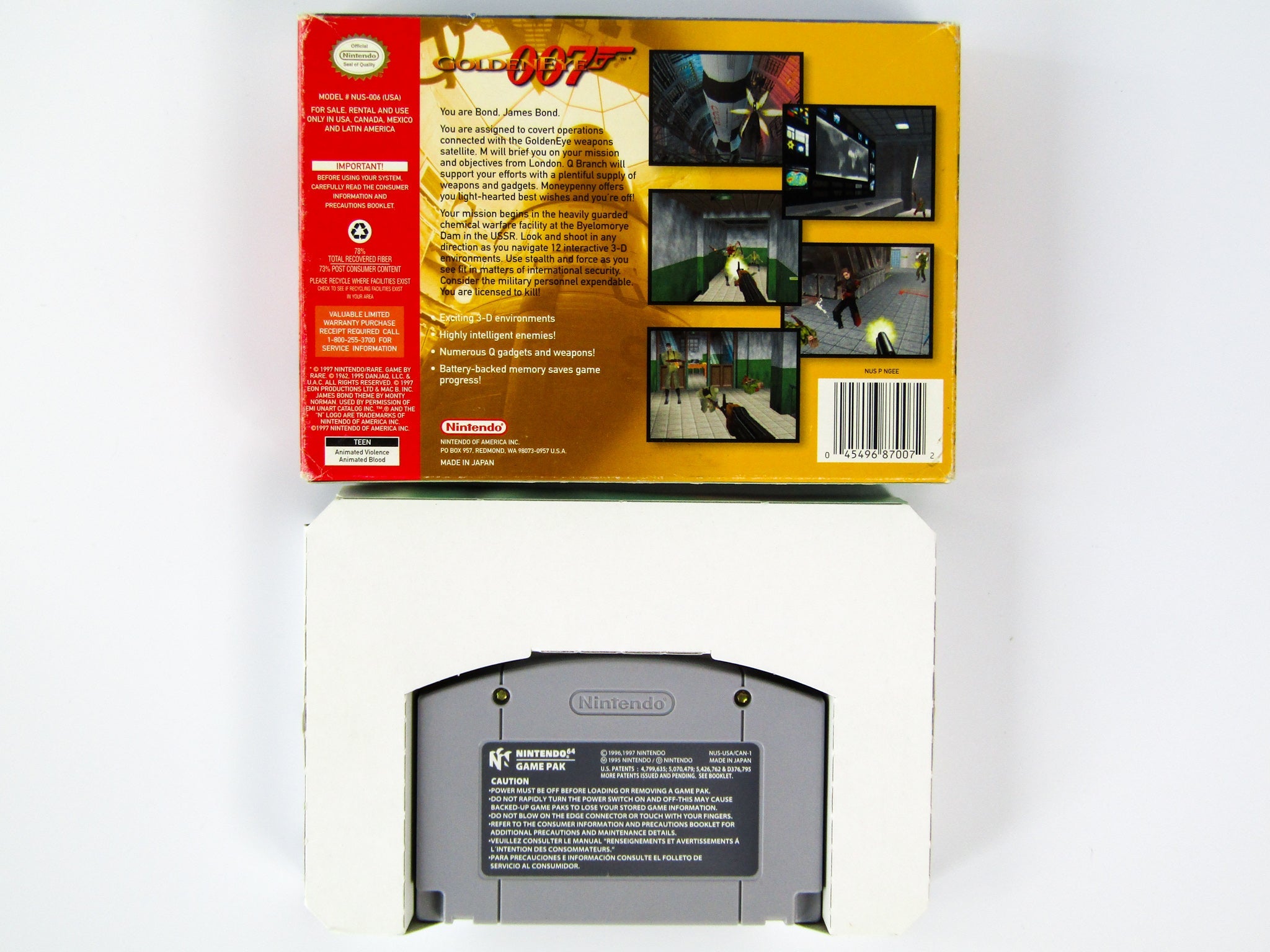 007 GoldenEye (Nintendo 64 / N64) - RetroMTL