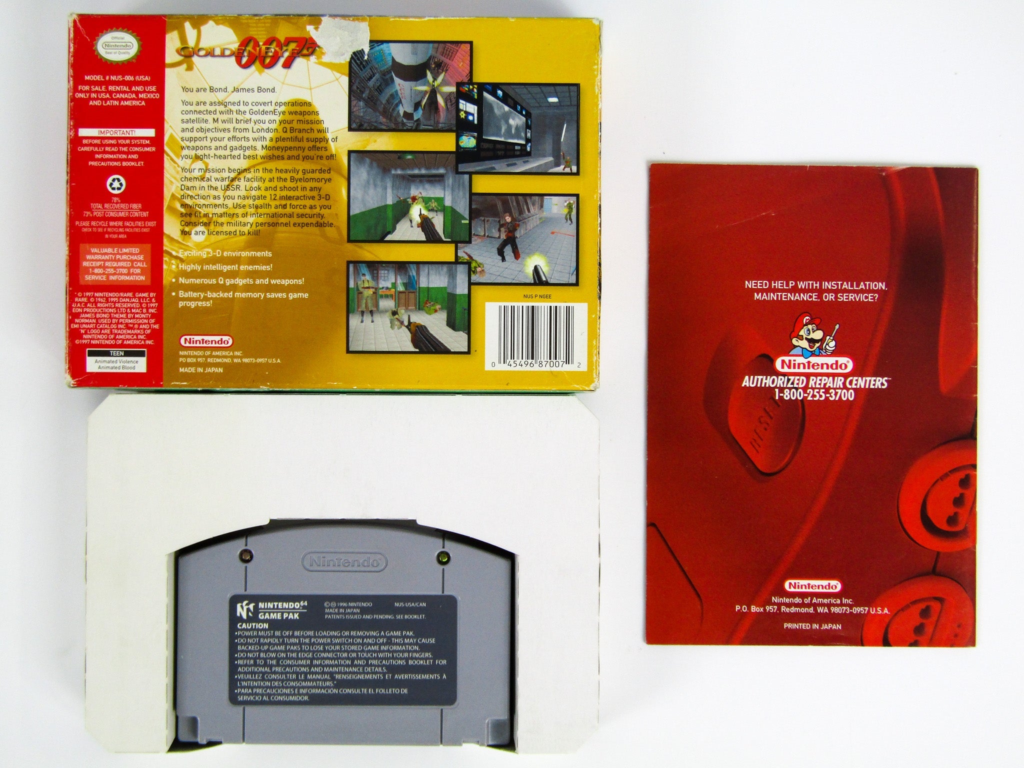 007 GoldenEye (Nintendo 64 / N64) - RetroMTL