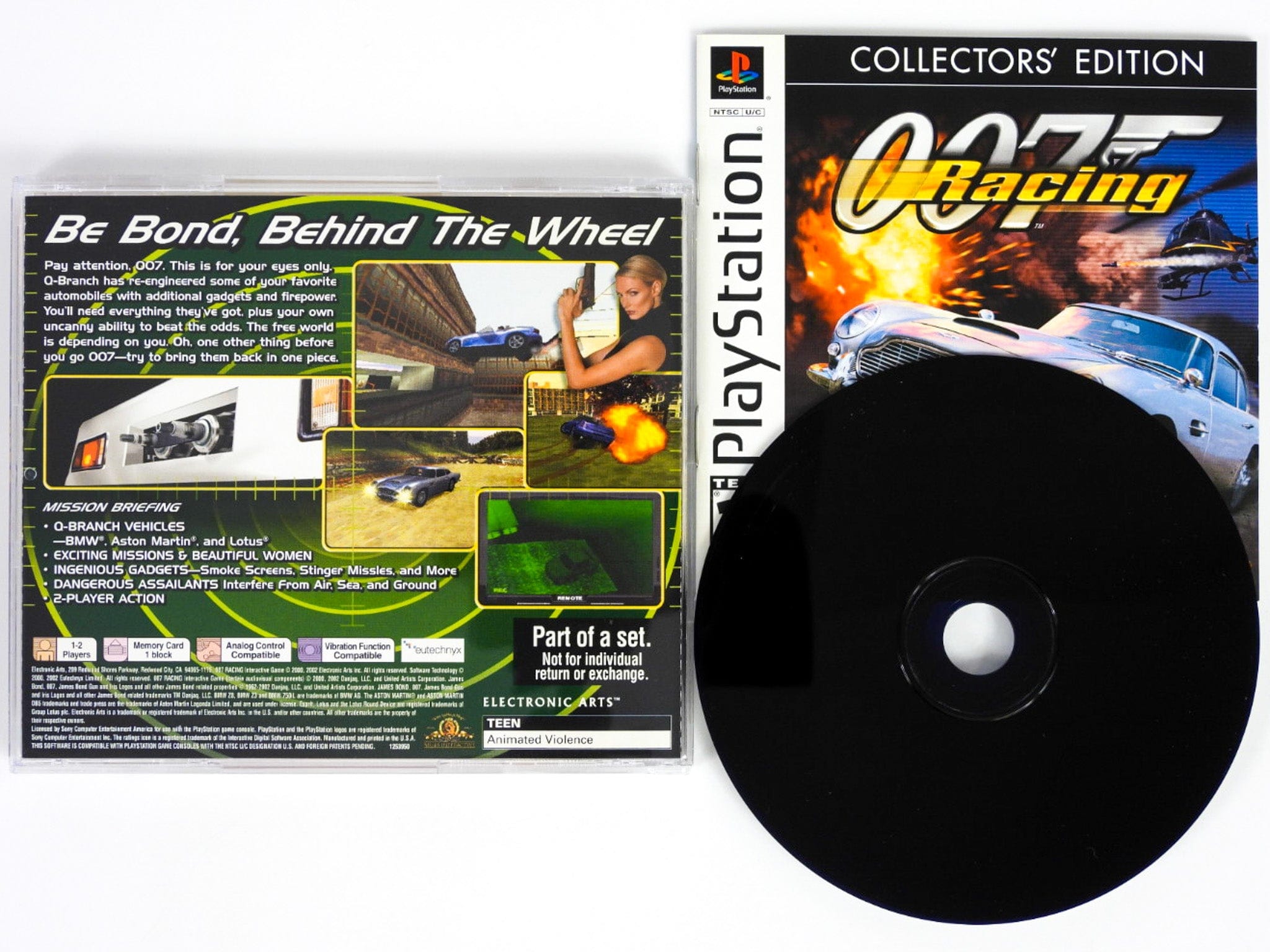 Collector's Edition 007 Racing store For Ps1 New Sealed