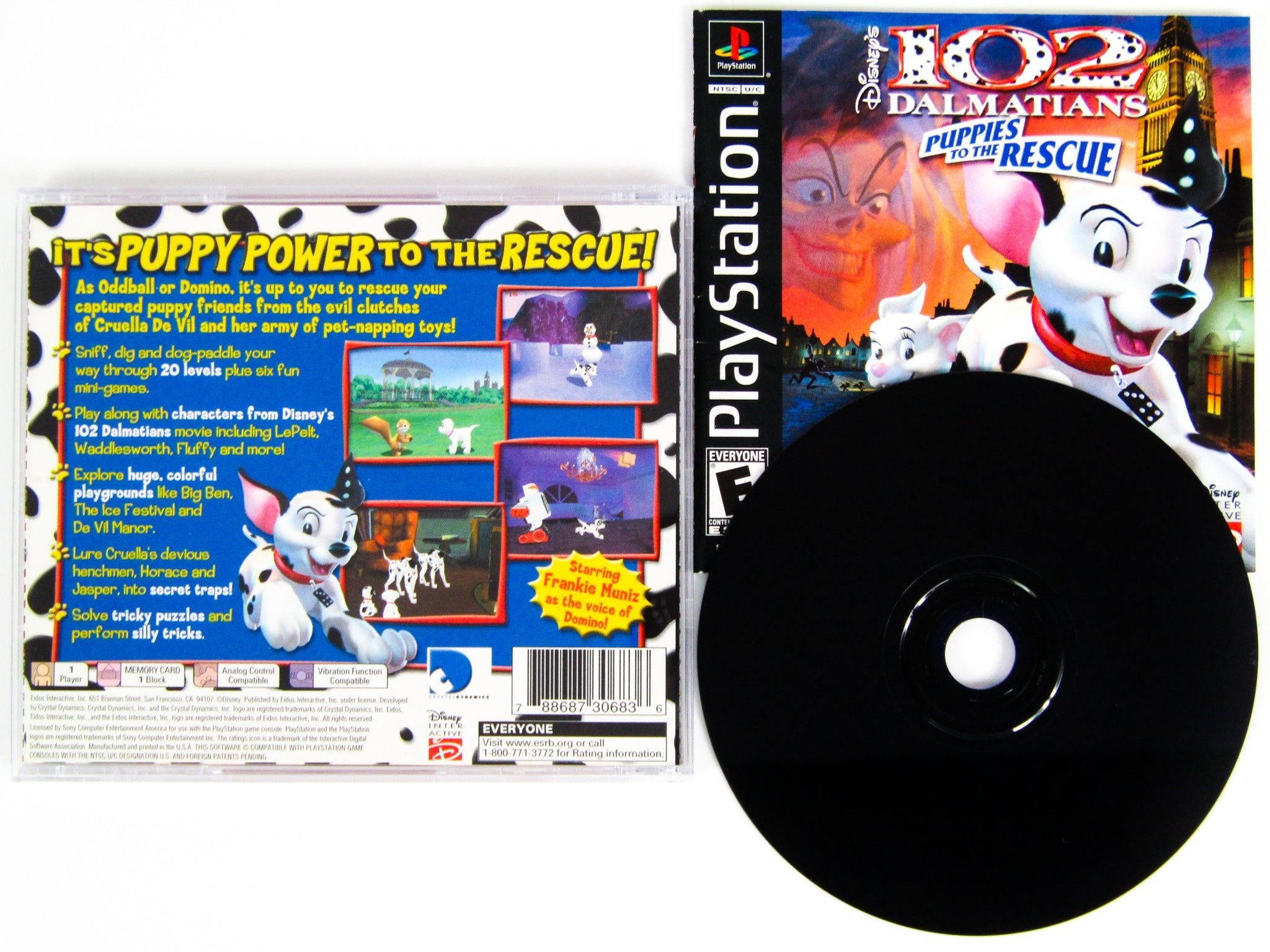 102 Dalmatians Puppies To The Rescue (Playstation / PS1) - RetroMTL