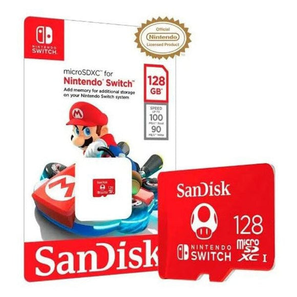 128GB MicroSDXC Card [Sandisk] (Nintendo Switch) - RetroMTL