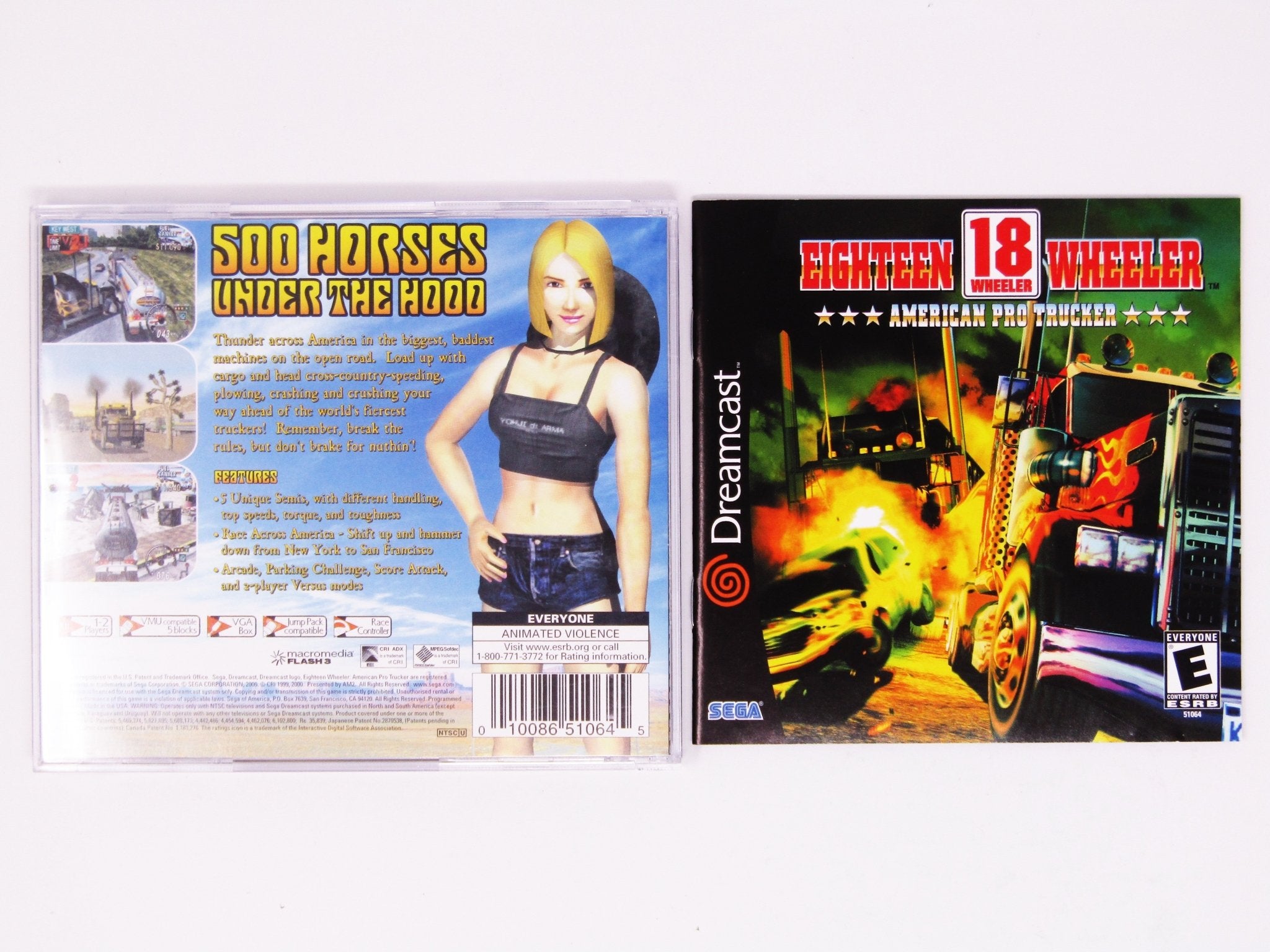 18 Wheeler American Pro Trucker (Sega Dreamcast) - RetroMTL
