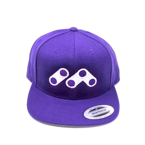 Snapback cap purple Retro MTL - Logo
