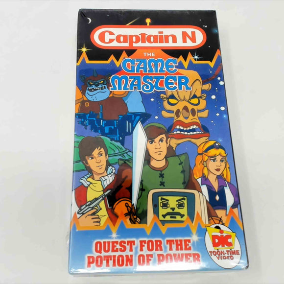 Captain N Quest of the potion of power (VHS)