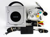 Nintendo GameCube System [DOL-001] Platinum with 1 Assorted Controller