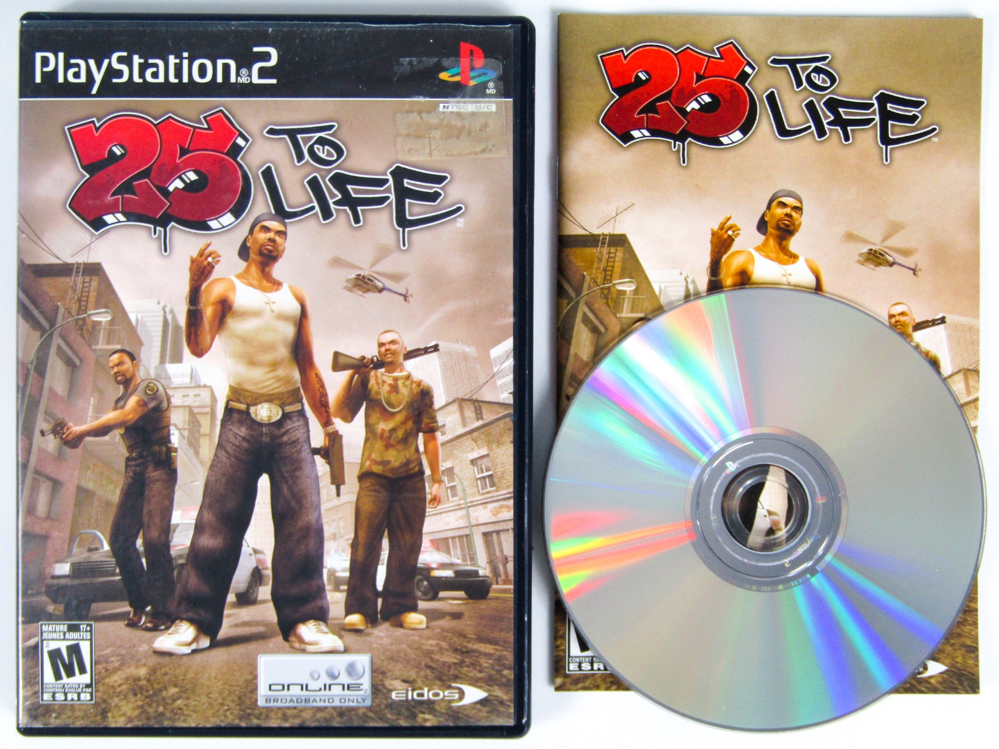 25 to Life - PlayStation 2 PS2 - Used - Disc Only - PNP Games Online Store
