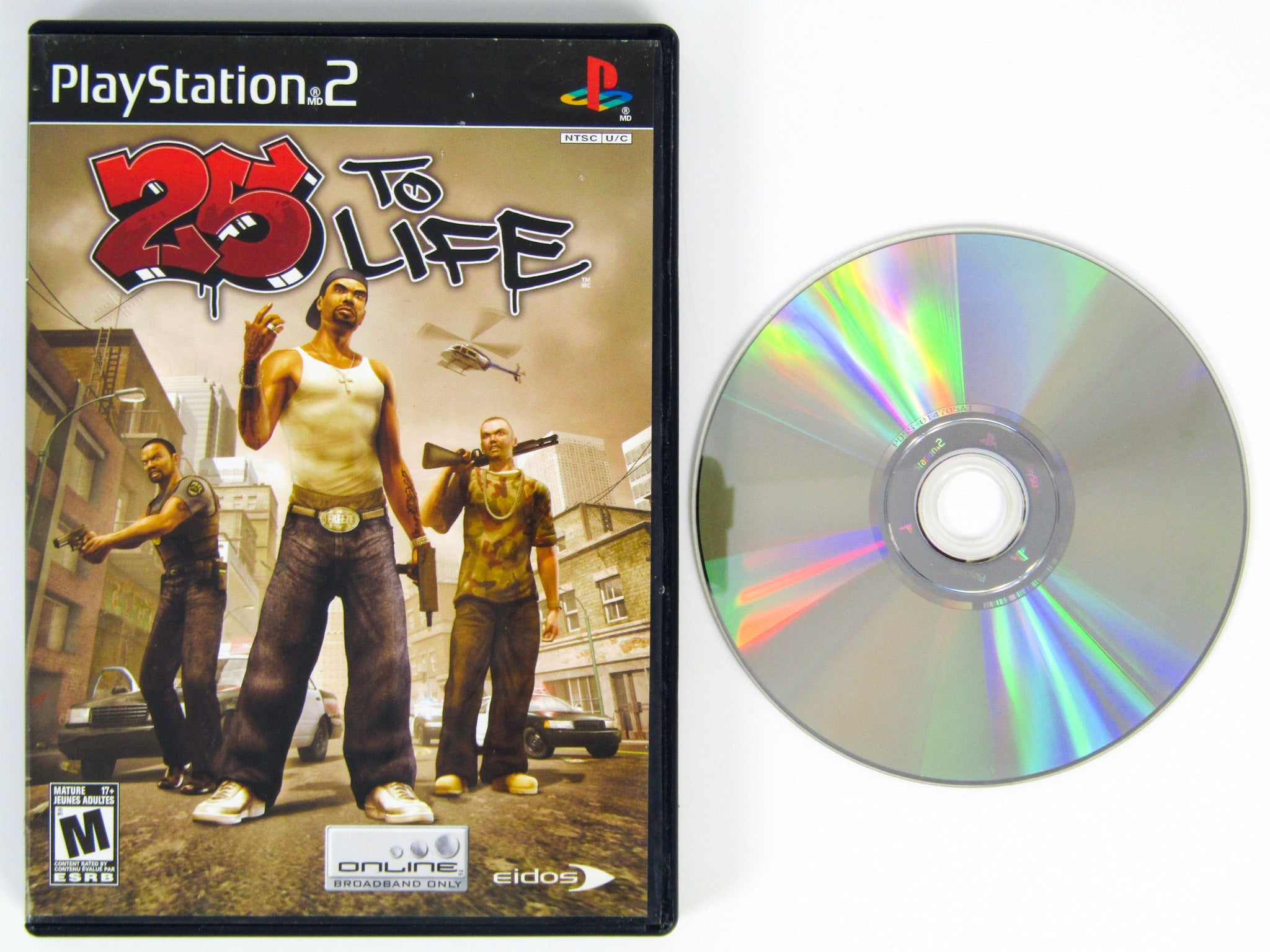 25 to Life (Playstation 2 / PS2) - RetroMTL