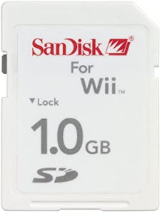 SanDisk 1GB SD Card (Nintendo Wii)