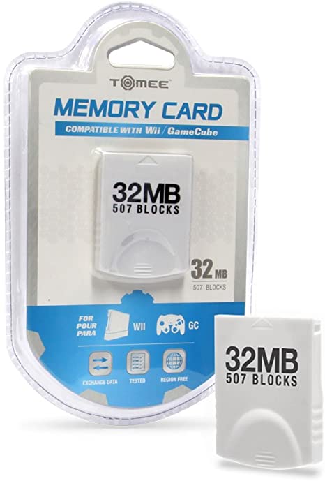 32 MB (507 Blocks) Memory Card [Tomee] (Nintendo Wii / Gamecube) - RetroMTL