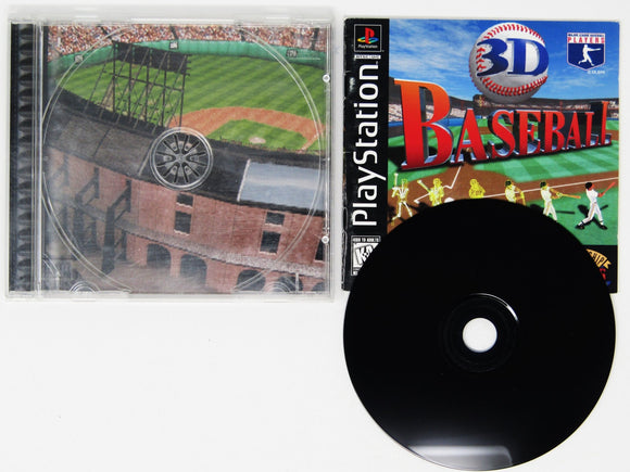 3D Baseball (Playstation / PS1) - RetroMTL