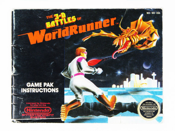 3D WorldRunner [Manual] (Nintendo / NES) - RetroMTL