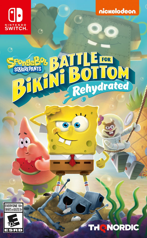 SpongeBob SquarePants Battle For Bikini Bottom Rehydrated (Nintendo Switch)